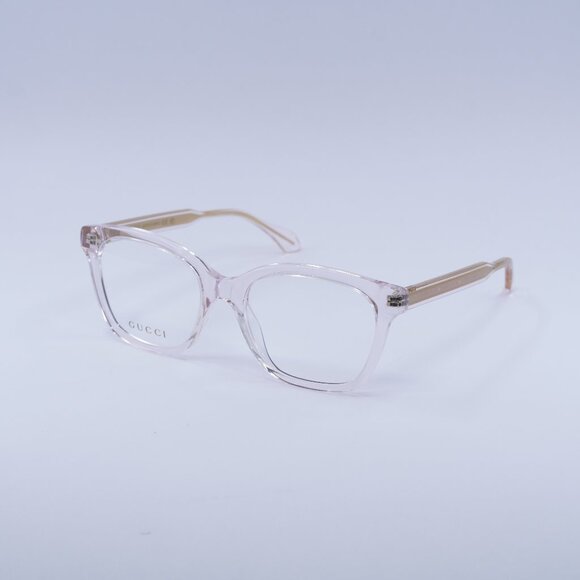 🕶️ New Gucci GG0566ON 004 Eyeglasses - Pink Frame - Picture 1 of 10